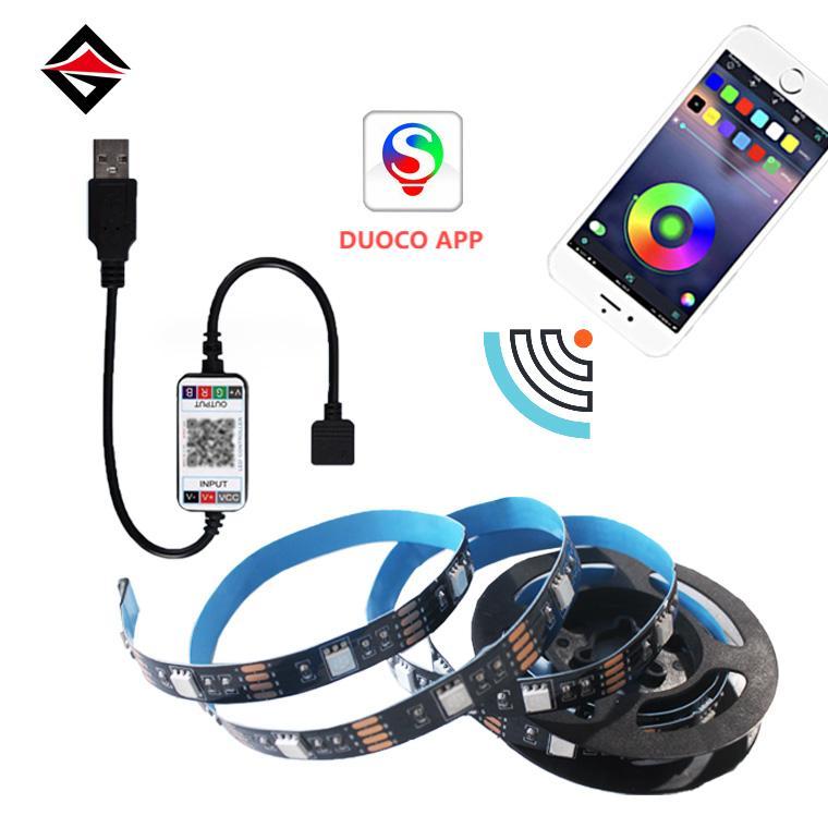 USB -контролер Bluetooth + RGB світлодіодна смуга світла 1 м.